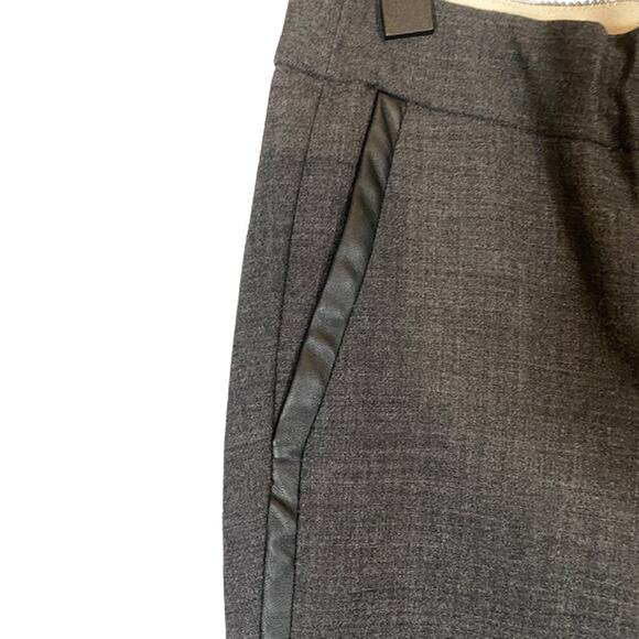 J. Crew Gray Campbell Wool Blend Slacks Office Attire Dress Pants Women Sz 2 - Picture 5 of 11